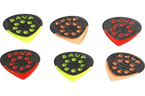 DAVA (Jazz Grips Combo) Médiators Pour Guitare – Hang Bag Avec 6 Pièces 9234 - Les Beatles, Paul McCartney, John Lennon, RIngo Starr, George Harrison DAVA (Jazz Grips Combo) Médiators Pour Guitare - Hang Bag Avec 6 Pièces 9234