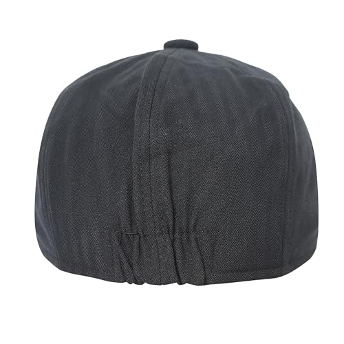 Image of FabSeasons Cotton Ivy Flat Golf Cap - Classic Newsboy Gatsby Hat for Men