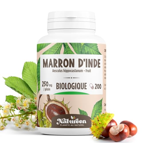 Marron d'Inde Bio 250 mg - 200 gélules végétales