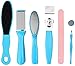 Produktbild AOIO Pedicure Kit Fußfeile Rasp - Entfernen von Fest Gebrochen abgestorbene Hautzellen - Professionelle Kallus-Entferner Fuß Corn-Remover mit Nagelfeile Für Privatanwender Pedicure