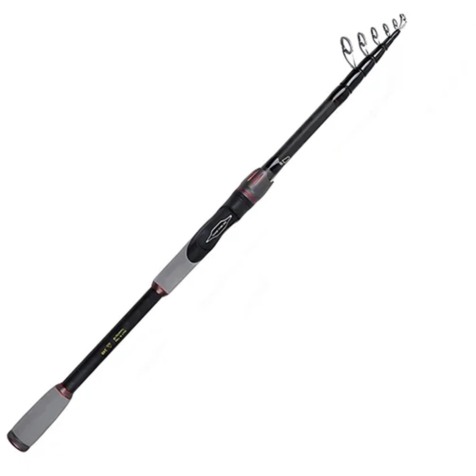 Canne da Pesca telescopiche Spinning in Carbonio 1.8m 2.1m 2.4m 2.7m 3.0m Asta con Esca for spigola luccio Calamari Esca for Pesca in Barca 8-18g Spinning Rods(2.7Meter)