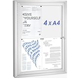 ✔ Tableau arrière multifonctionnel : l'arrière du tableau d'affichage est un tableau métallique magnétique blanc qui permet un affichage et une mise à jour faciles des informations à l'aide d'aimants.