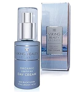 Viking Beauty Secrets Day Cream - Anti Aging Face Cream with Nordic Antioxidant Berries - Face Moisturizer with Hyaluronic Acid to Replenish Lost Moisture - 1 Fl Oz