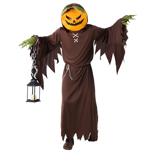 Costume adulte citrouille d'horreur : la solution pour un déguisement d'Halloween réussi