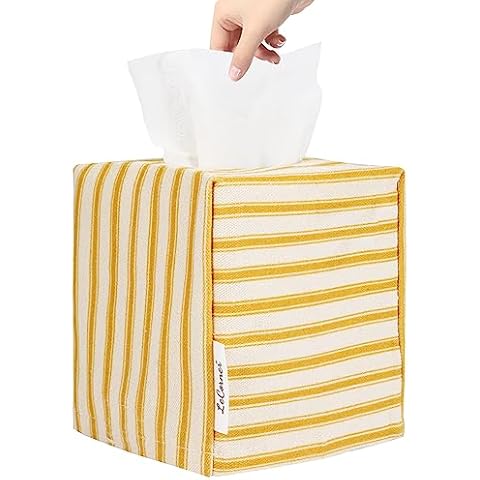 LeCorner Ginger Yellow Tissue Box Cover Cover