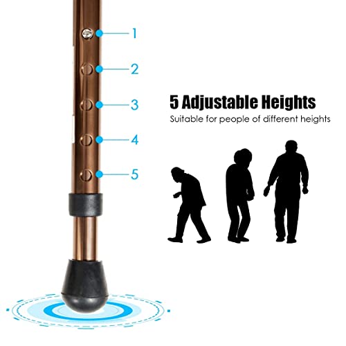 Pgclsjb Cane Stool Walking Seats Retractable Lightweight Walking Stick With Led Light For Elderly Outdoor Travel Rest Stool Folding Chair Large Weight Capacity #TOP2