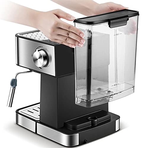 Cafetera semiautomática italiana con espumador de leche miniatura 2