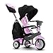 smarTrike Swirl Triciclo de bebé 4 en 1, Gris Rosa