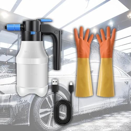 Pulverizador de espuma eléctrico portátil y de mano para lavado de coches sin esfuerzo 8