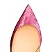 XYD Office Event Dress Pumps Pointed Toe Kitten Low Heels Slip On Comfortable Shoes for Women Size 4 Rosy