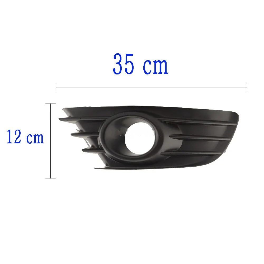 Fog Lights Copertura Fendinebbia Per Citroen Per C4 2004 2005 2006-2008 Cornice Cofano Anteriore Per Auto Con Griglia Accessori Fendinebbia Auto(Left driver side)