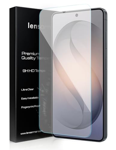 Image of Lensarmor Compatible with Galaxy S26 Plus Screen Protector (1 Pack) - Premium 0.18mm Borderless Tempered Glass, Military-Grade Protection, Ultrasonic Fingerprint Compatible & Case-Friendly