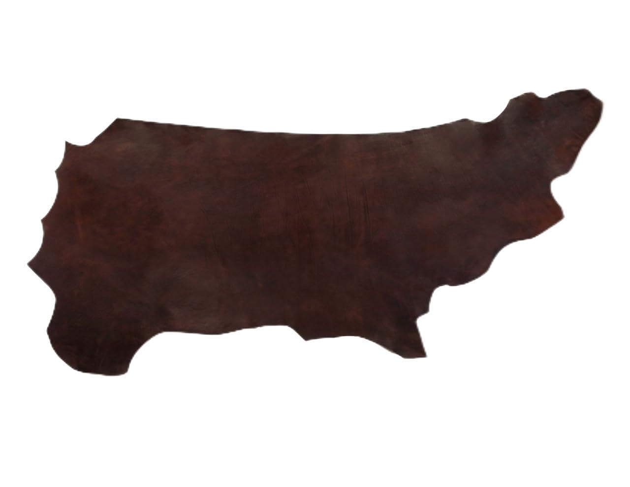 Wickett & Craig Traditional Harness Leather, Side, Chocolate