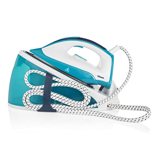 Tristar ST 8917   Centro de planchado a vapor, 2200 W, depósito de agua de 1.5 litros, Max 3.5 Bar, azul, blanco