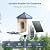 LIWAN Bird Feeder with Camera Solar Powered, 1 Year Trial AI Identify, 2K Live Video, Smart Bird Feeder Camera Wireless Outdoors, 2.4GHZ WiFi, Instant Arrival Alerts, Ideal Gift for BirdLovers