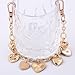 SORGERLY Heart Bag Charm Purse Chain - Gold Keychain for Handbag Accessories - Cute Extender Chain Gift for Women