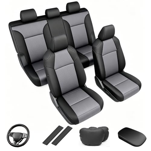 Image of AOMSAZTO Custom Fit Seat Covers for Toyota RAV4 2019-2025 Gas Models Kit