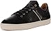 Pantofola d'Oro Vicenza Uomo Low Men's Lace Up Suede Leather Trainers (Black Gold, US 7)