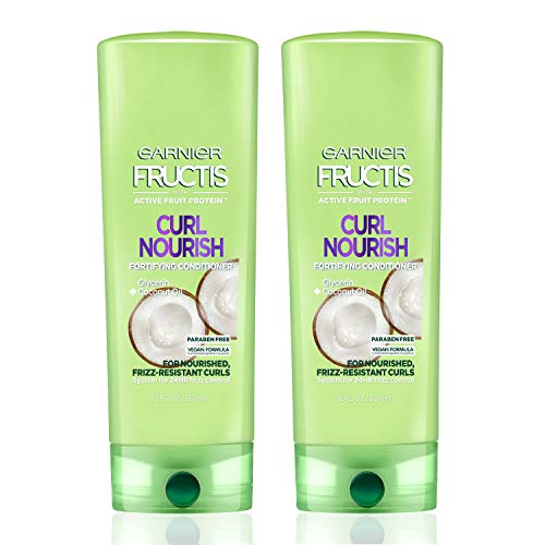 Garnier Hair Care Fructis Triple Nutrition Curl Nourish Conditioner, 12 Fluid Ounce (Packaging May Vary), 2 Count