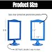 Litpoetic 4 Pack Double Sided Standing Picture Frame 4x6 Plastic Photo Frame Bulk White Picture Display Holder Stand for Table Number, Menu, Wedding, Christmas