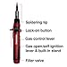Master Appliance PI-20SiK Professional Cordless Butane Soldering Iron Kit [portable soldering station & heat tool] - Self-Igniting w/Adjustable Temperature - 680F - 820F, refillable with butane fuel