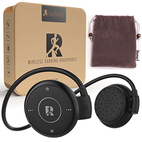 Auriculares para Correr diseñados por Runners: Auriculares inalámbricos con Banda para Cuello Bluetooth V5.0 para Ejercicio Deporte, Trotar, Gimnasio, Entrenamiento, maratón, Auriculares para Correr