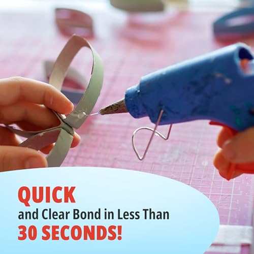 GSD Brand Mini Hot Glue Sticks for Glue Gun - 4" x 0.27 - Mini Clear Sticks Bulk - Ideal for Craft Projects - Bonds to Wood, Glass, Metal, Paper and More- 200 Pack - Image 3