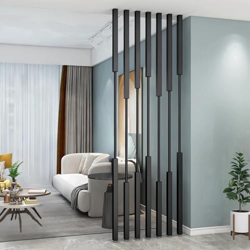 ���[���f�B�o�C�_�[ ���^���v���C�o�V�[�X�N���[���|�X�g 5/8�� �h�����s�v�Z�p���[�^�[�|�[�� ���t���ȒP ������V��܂ł̕ǃZ�p���[�^�[�� �z�[���I�t�B�X �z�e���p(8pcs-A,100cm)