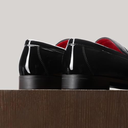 Image of Bruno Marc Men's Tuxedo Loafers Slip-on Dress Shoes