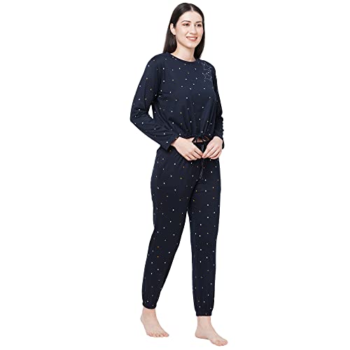 Image of Sweet Dreams Women's Cotton Printed Night Suit Set