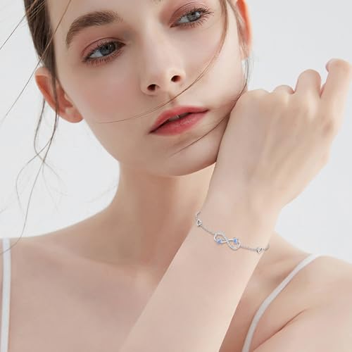 Image of 925 Sterling Silver Layered Ankle Bracelets for Women Jewelry Gifts | 925 Sterling Silver Layered Sea Turtles /Elephant /Wave Anklet Animal Bracelet Summer Ocean Beach Jewelry Gifts for Women
