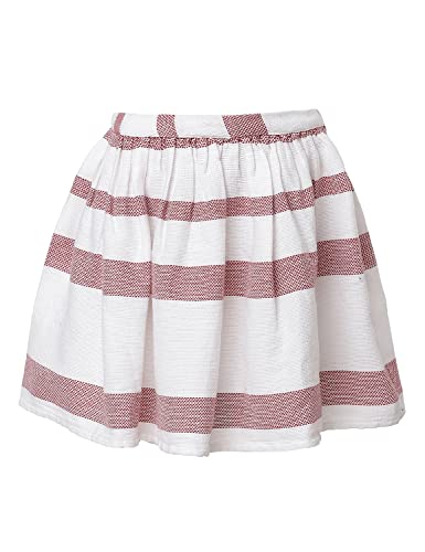 Image of oxolloxo Denim Printed Cotton meld Girl Skirt