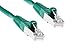 CablesAndKits - Shielded (STP) Cat5e Ethernet Cable, Booted, Jacket: PVC (CM), 5 ft, Green, Pure Copper, RJ45 Computer & Networking Patch Cord