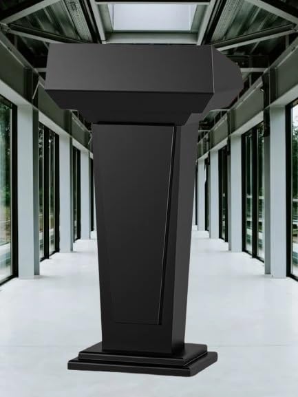 Podio in legno massello per la formazione avanzata reception tavolo consultazione ideale per hotel, centri conferenze e uffici amministrativi
