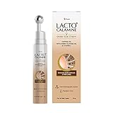 Lacto Calamine Under Eye Cream For Dark Circles for Women & Men | Fine Lines & Puffy Eyes With Cooling Massage Roller | 15g | With Coffee Oil, Multi-Peptides, Niacinamide, & Vitamin E