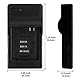 SLB-10A USB Ladegerät für Samsung P800, PL50, PL51, PL55, PL57, PL60, PL65, PL70, SL420, SL502, SL620, SL720, SL820, WB150, WB151, WB2100, WB500, WB550, WB690, WB700, WB710 Kamera und Mehr
