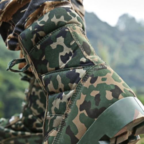 Men's Hiking Work Boots Tactical Boots, Waterproof Slip Resistant Hiking Shoes, Four Seasons Camp Outdoor Desert4