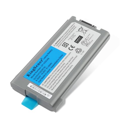 KingSener CF-VZSU46 Laptop Battery for Panasonic Toughbook CF-30 CF-31 CF-53 CF-VZSU46AU CF-VZSU46U CF-VZSU46S CF-VZSU71U CF-VZSU72U CF-VZSU46R 10.65V 8.55Ah