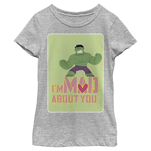 T-shirt Marvel fille manches courtes pour l'école en XS