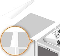 Vista 17 de Linda's Essentials Cubiertas de silicona para huecos para estufas (paquete de 2), relleno de huecos para horno resistentes al calor que sella