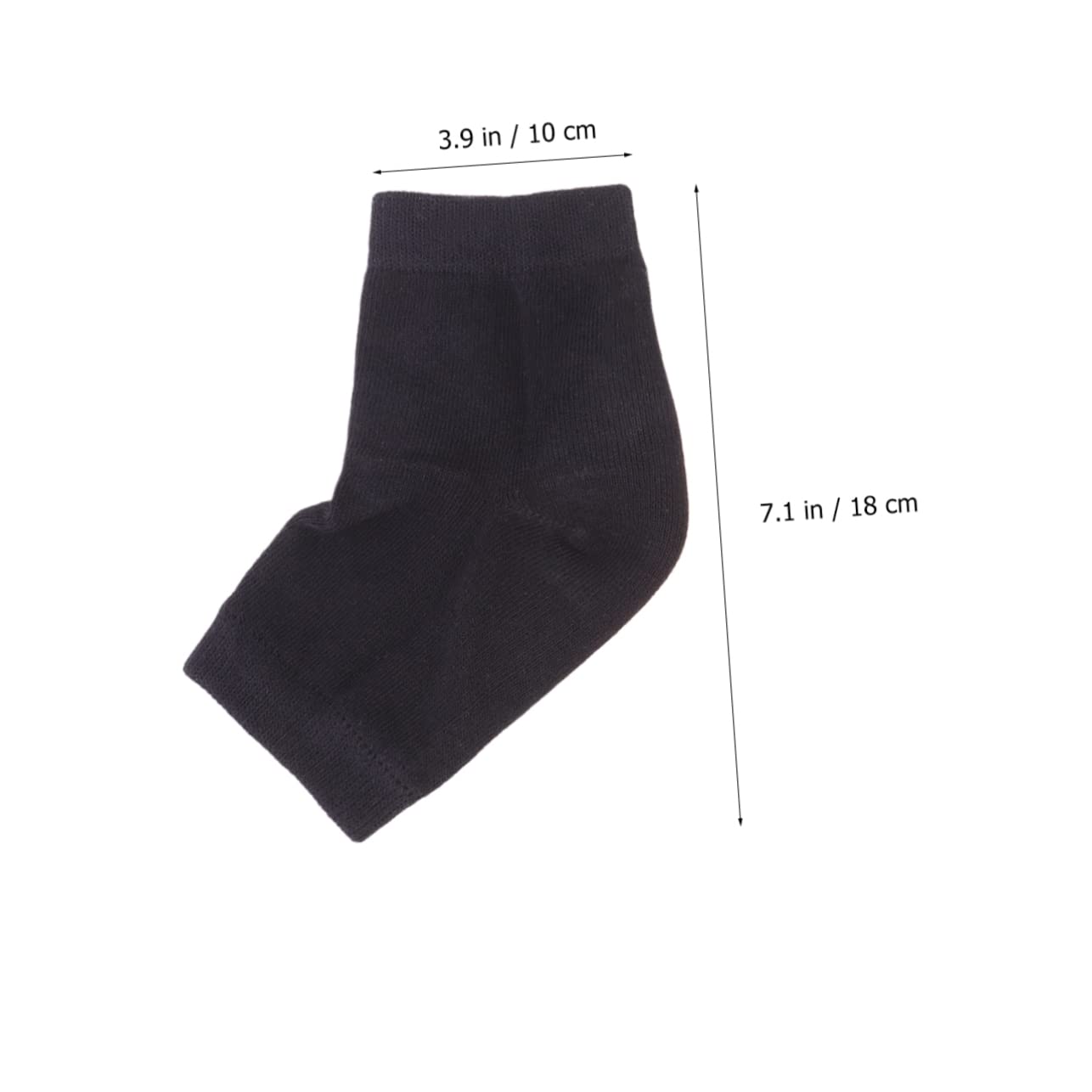 HAPINARY Heel Anti-Crack Socks 2 Pairs Moisturizing Gel Socks Soft Ankle for Foot Care Ideal for Night Wear