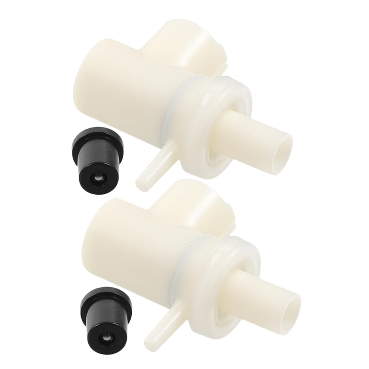 MUCKLILY 2pcs Wall Mounted Dispenser Pump Body for Manual and Shampoo Use Accessory for Hotels and Kitchens Reduces Waste and Keeps Surfaces Clean