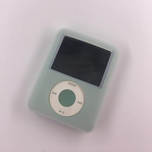 Soft Silicone Protective Skin Case Cover for iPod Nano 3 3rd 4GB 8GB (for Nano 3 Clear White)