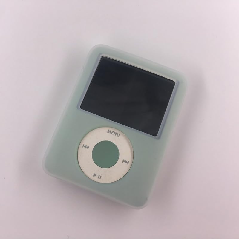 Soft Silicone Protective Skin Case Cover for iPod Nano 3 3rd (for Nano 3 Clear White)
