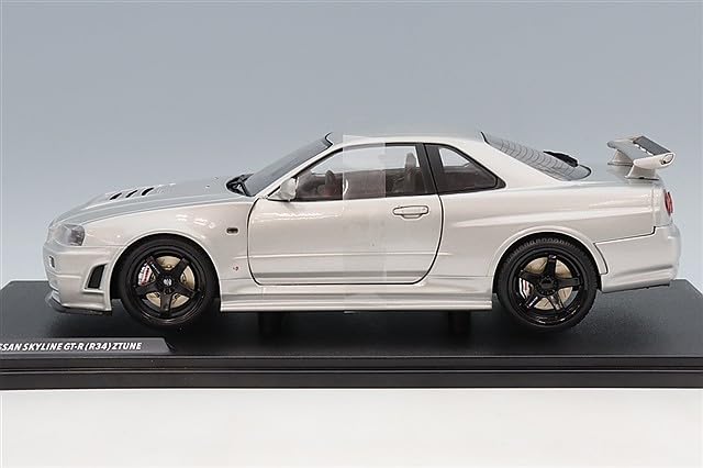 ソリド 1/18 日産 スカイライン GT-R R34 Z-tune 銀 IG 1:18 Nismo R34 GT-R Z-tune Silver – Horizon Diecast