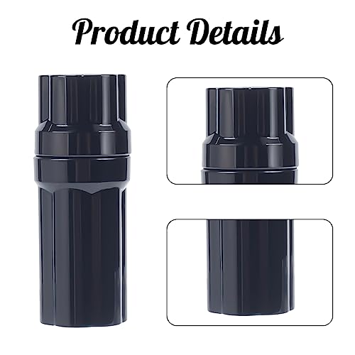 INFUNLY 3 Pair Billiard Stick Joint Protectors 5/16x18 Threaded Joint Protectors Black Pool Cue Stick Protectors Protect Your Cue Stick Plastic Billiard Cue Accessories for Players Pool Billiard Cues - Thumbnail 3