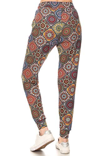 Image of Leggings Depot Premium Jogger Women's Popular Print High Waist Track Pants(S-XL)