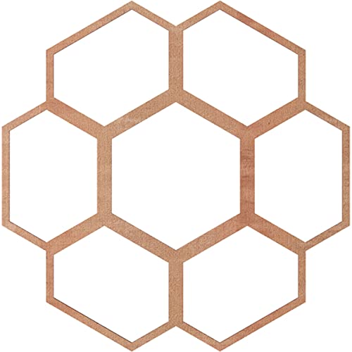 Image of Ekena Millwork 30 inchOD x 10 1 /2 inchID x 3 /8 inchT Florin Wood Fretwork Pierced Ceiling Medallion, Cherry