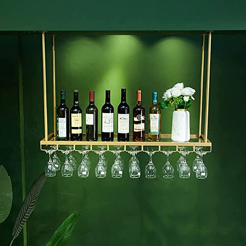 Cave à vin en métal suspendue pour optimiser les petits espaces 100cm
