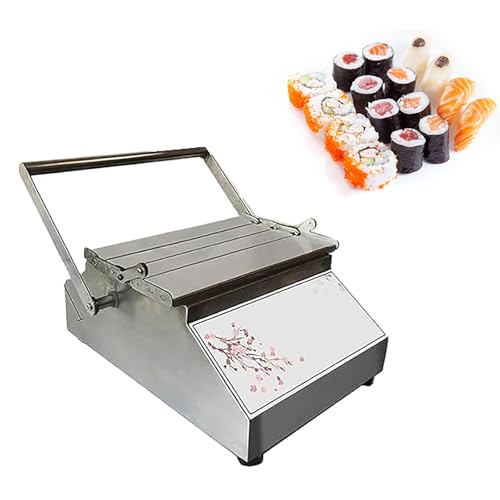Máquina de enrollar sushi, kit de fabricación de sushi, rodillo manual de sushi para sushi casero, herramientas fáciles de usar, preparación y montaje de sushi en casa